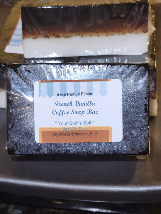 French Vanilla Coffee Soap Bar